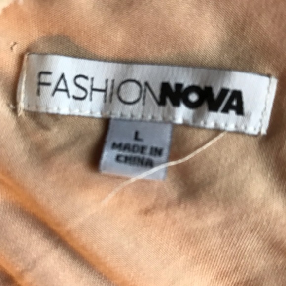 FASHION NOVA ruched lace drawstring adjustable length dress - Picture 9 of 9